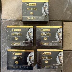 New Dermora 24K Gold Eye Mask Set lot/ 100